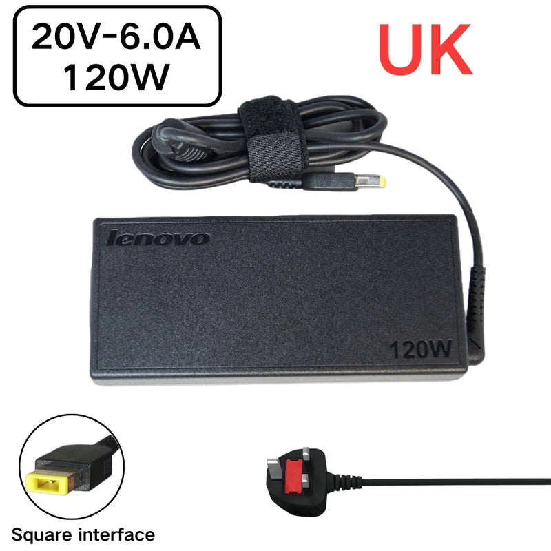 Chargez l&#39;image dans la visionneuse de la galerie, [20V-6.0A/120W][Yellow Square] Lenovo 3 SERIES 5 Series Desktop A Series all in ones AC Power Supply Adapter Charger - Polar Tech Australia
