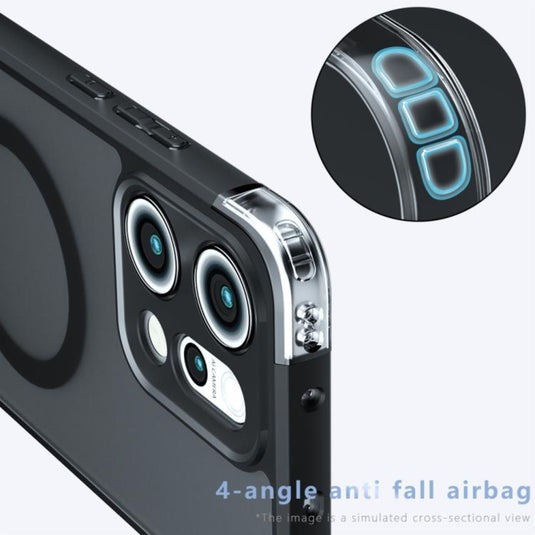 OPPO Reno14 Pro 5G (PKZ110, CPH2739) - Flexible Silicone + Transparent Hard Acrylic Shockproof Case