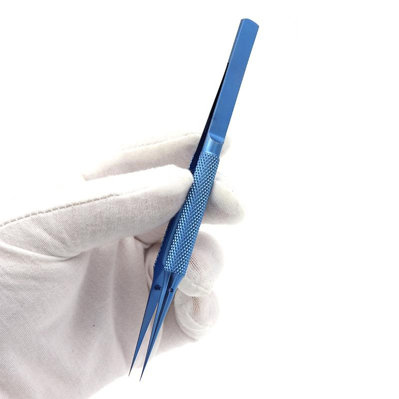 Cargue la imagen en el visor de la galería, YCS Repair Flyline Tweezers – Titanium Alloy Fine Tip Straight &amp; Bent Tweezers (140mm) - Polar Tech Australia

