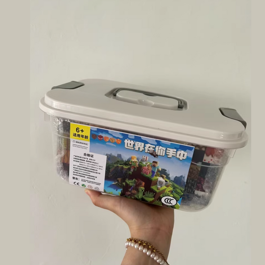 [400pcs] Minecraft Magnetic Building Blocks – 400pcs Random Mini Magnet Bricks Creative Educational Toy for Kids - Polar Tech Australia