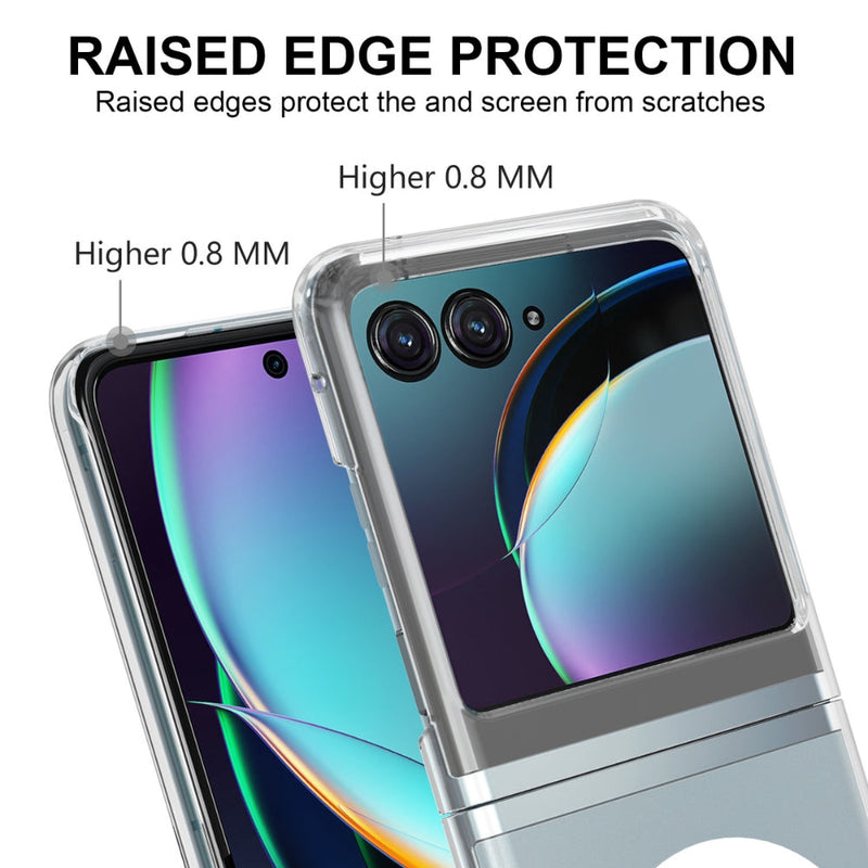 Cargue la imagen en el visor de la galería, Motorola Razr 40/Ultra - Scratchproof PC Transparent MagSafe Phone Case - Polar Tech Australia
