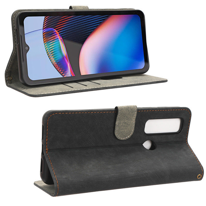 Load image into Gallery viewer, [With Card Solt] Motorola Moto Defy 2 - Flip Folio Case with Card Holders Leather Wallet Case - Polar Tech Australia

