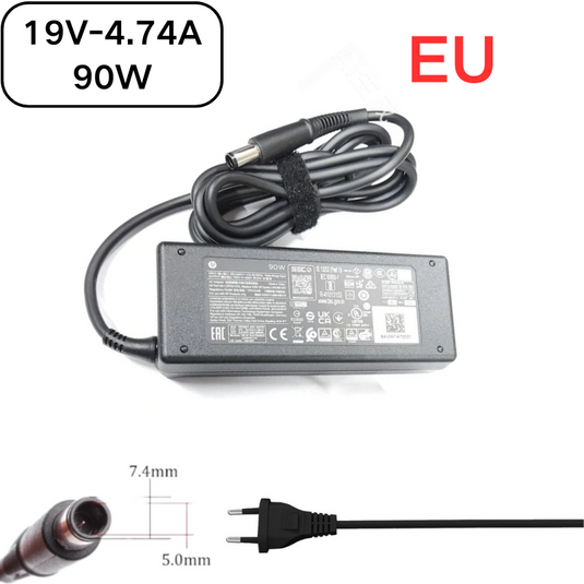[19V-4.74A/90W][7.4x5.0] HP HP All-in-One 24 PC 24-cb / Desktop 27-cb / ProDesk 600 G6 Desktop Mini PC Series - Laptop AC Power Supply Adapter Charger - Polar Tech Australia