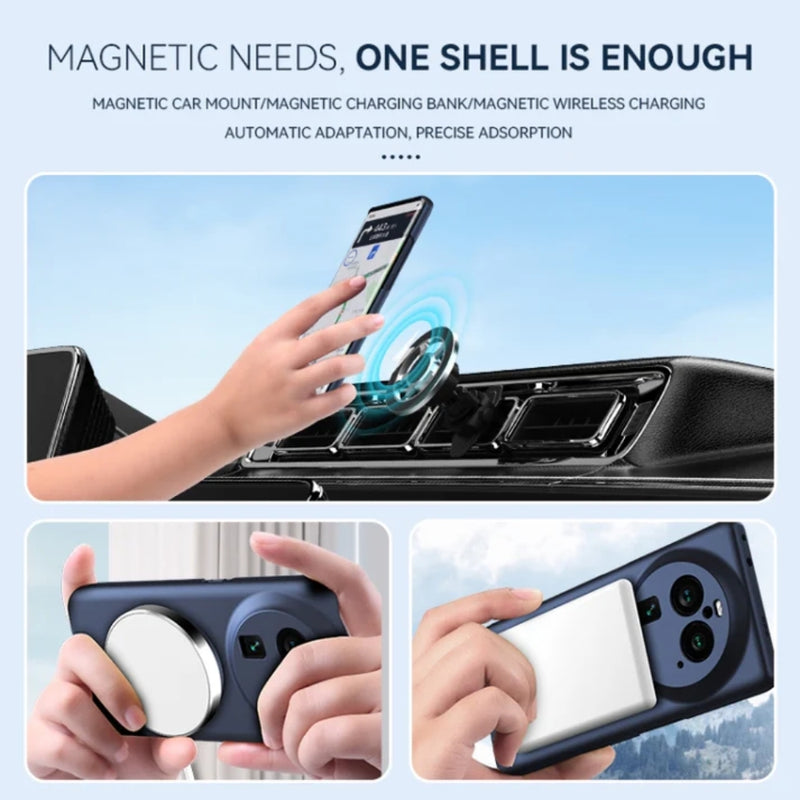 Load image into Gallery viewer, [Magsafe Compatible] OPPO Find X6/Pro - Hidden Fold Holder Magnetic Full Coverage Shockproof Phone Case - Polar Tech Australia
