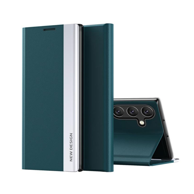 Load image into Gallery viewer, Samsung Galaxy A17 (SM-A176) - Side Electroplated Adsorption Leather Phone Case
