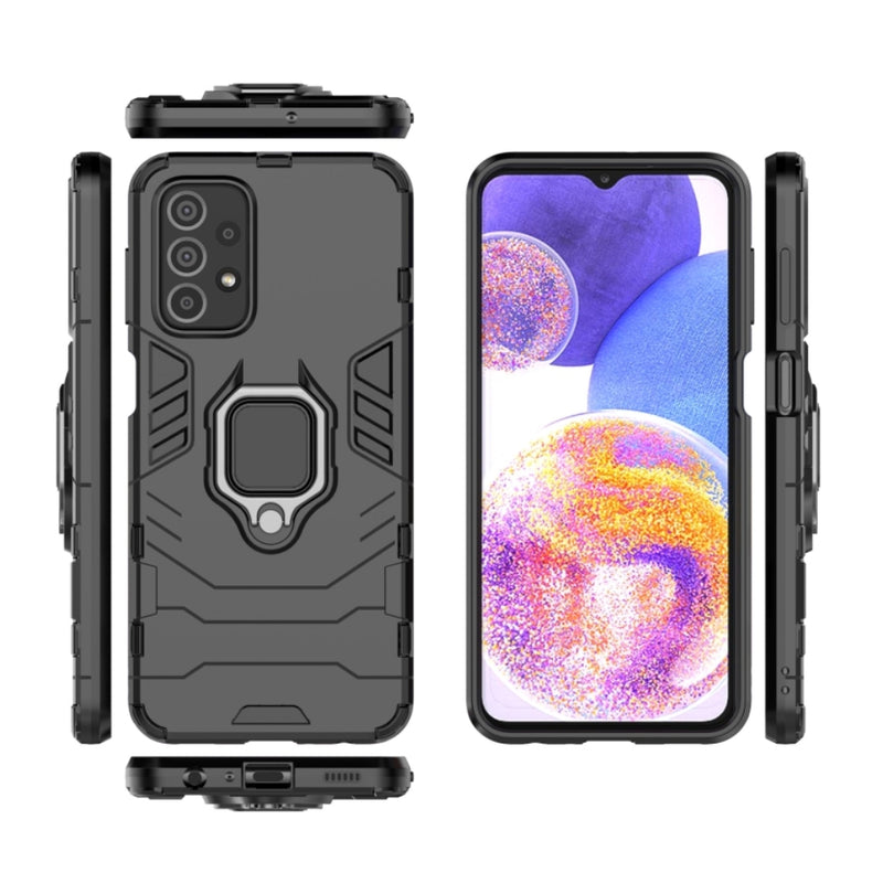 Load image into Gallery viewer, Samsung Galaxy A03 (SM-A035) - Heavy Duty Armor Case With Ring Holder Stand
