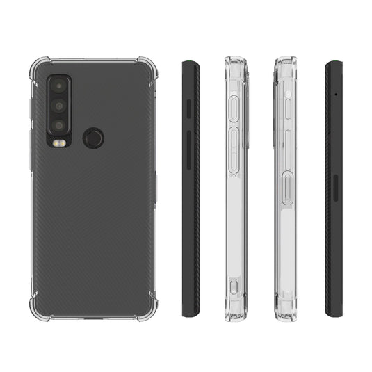 Motorola Moto Defy 2 - AirPillow Cushion Transparent Soft Clear TPU Four Corners Protective Case - Polar Tech Australia