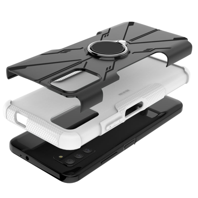 Load image into Gallery viewer, Nokia G300 - Armor Bear Shockproof PC + TPU Phone Case with Ring
