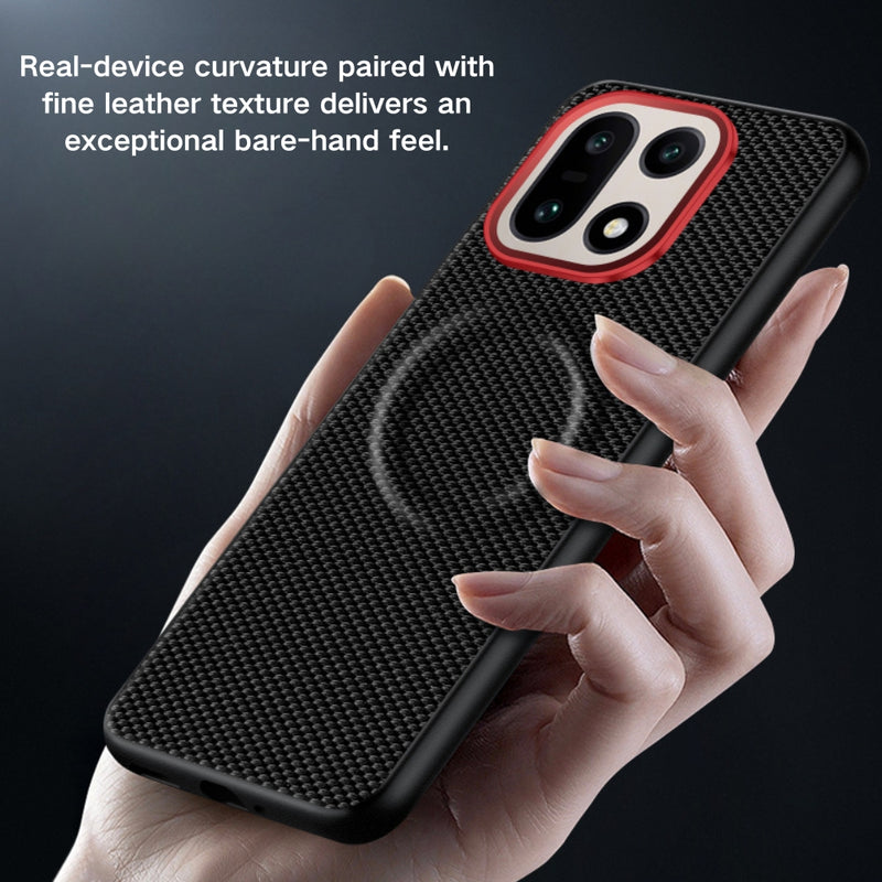 Cargue la imagen en el visor de la galería, OnePlus 15 - Woven Texture Magnetic Shockproof Case
