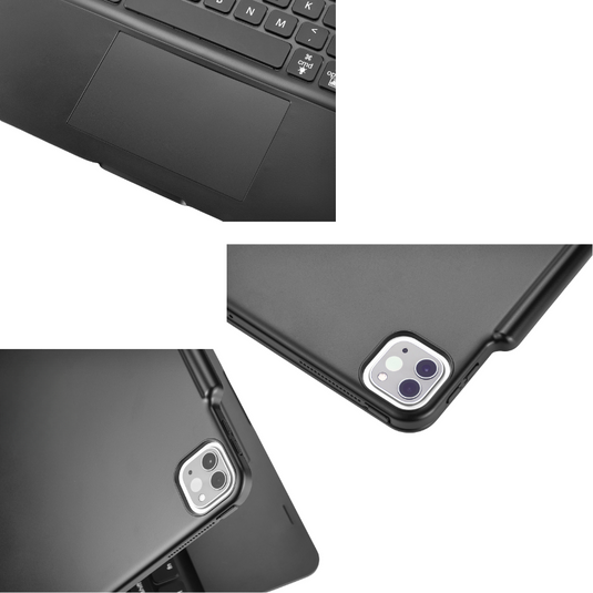 360 Degree Rotating Wireless Touchpad Keyboard Cover Case for iPad Mini 6/7 8.3'' 6/7th Gen 2021/2024 - KIBO