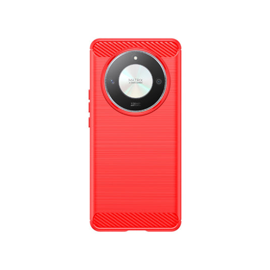 Honor Magic6 Lite (ALI-NX3) - Carbon Fiber Brushed Texture TPU Phone Case
