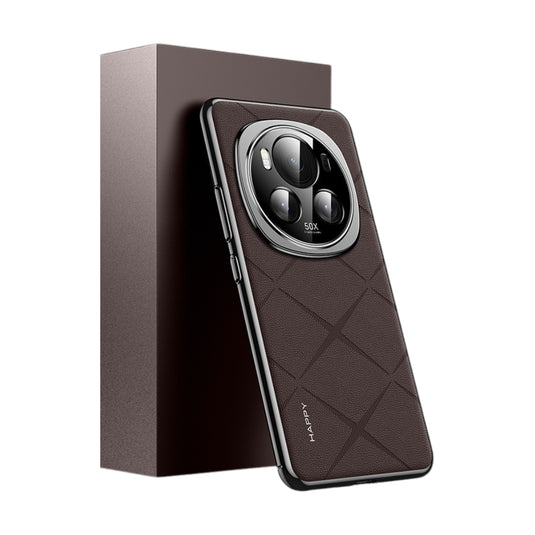 Honor Magic6 Pro (BVL-AN16, BVL-N49) - Plain Leather PC Phone Case