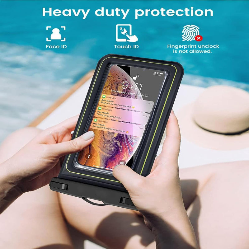 Cargue la imagen en el visor de la galería, [Waterproof Phone Pouch] iPhone 16/15/14/13/12 Pro Max Plus Samsung Galaxy S24/S23/S22/S21 Google Pixel Etc, Up to 6.9&#39;&#39; - IP68 Universal Floating Float Water Proof Cell Phone Dry Bag Phone Case Protector - Polar Tech Australia
