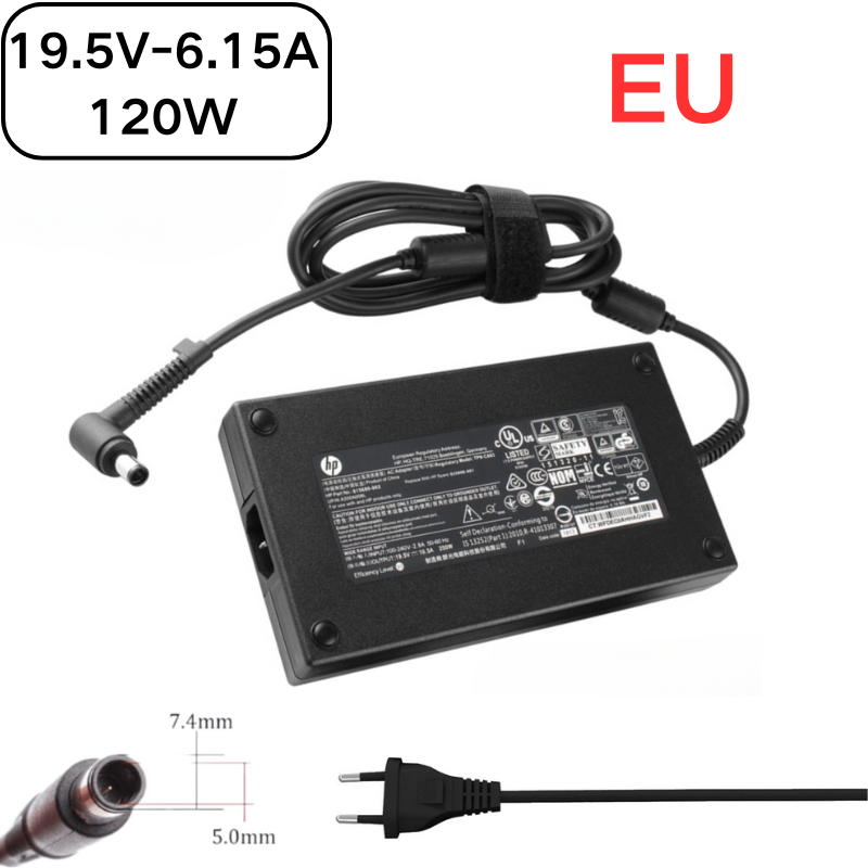 Chargez l&#39;image dans la visionneuse de la galerie, [19.5V-6.15A/120W][7.4x5.0] HP Envy Pavilion AIO Touchsmart AC Power Supply Adapter Charger - Polar Tech Australia

