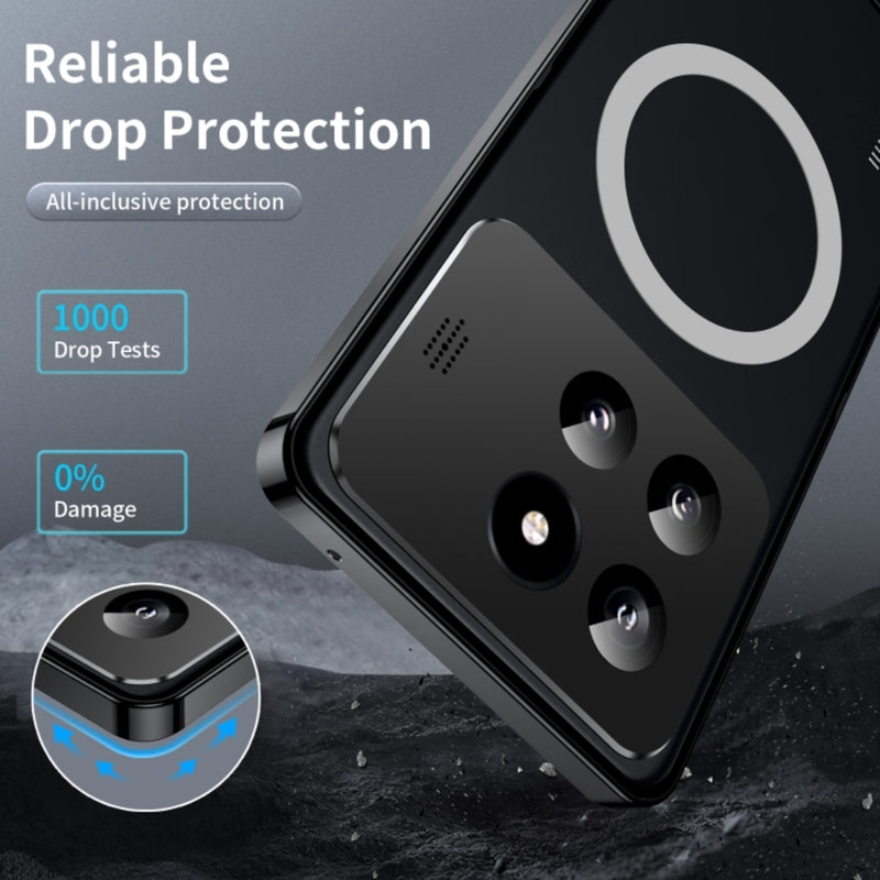 Cargue la imagen en el visor de la galería, [Magsafe Compatible] Xiaomi Mi 14 - Magnetic Frosted Metal Phone Case - Polar Tech Australia
