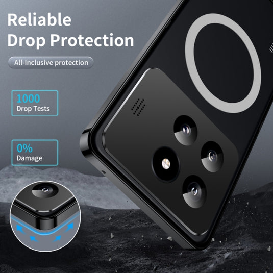 [Magsafe Compatible] Xiaomi Mi 14 - Magnetic Frosted Metal Phone Case - Polar Tech Australia
