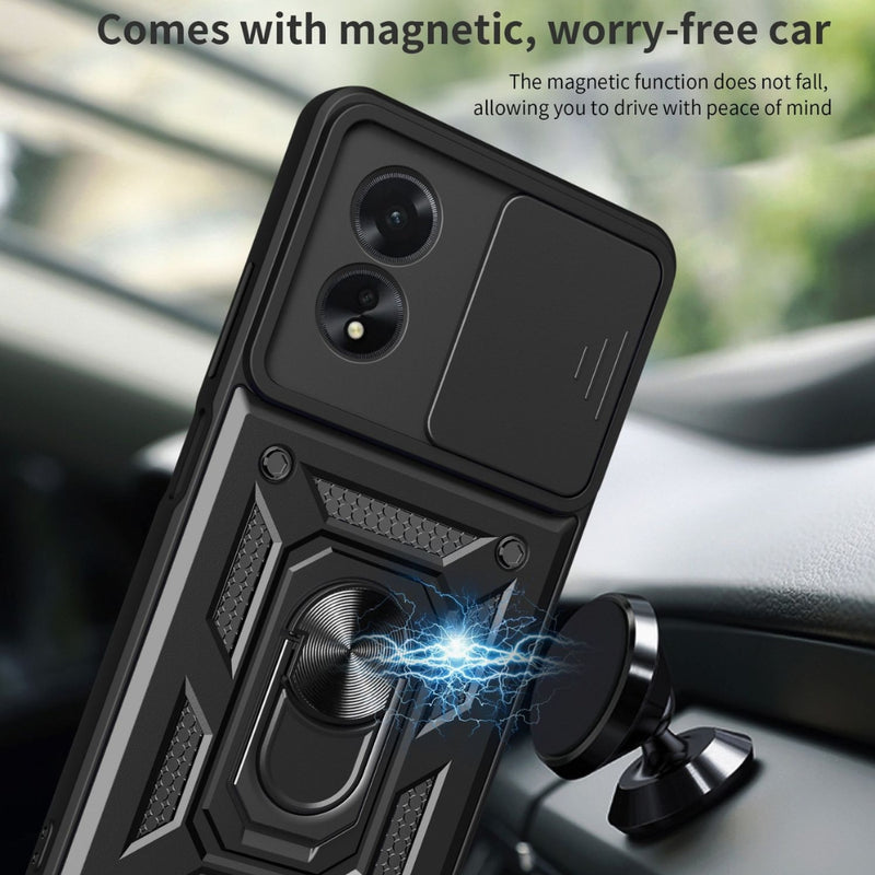 Load image into Gallery viewer, OPPO A98 5G (CPH2529) - Shockproof Armour Heavy Duty Phone Case with Ring Holder &amp; Camera Protection - Polar Tech Australia
