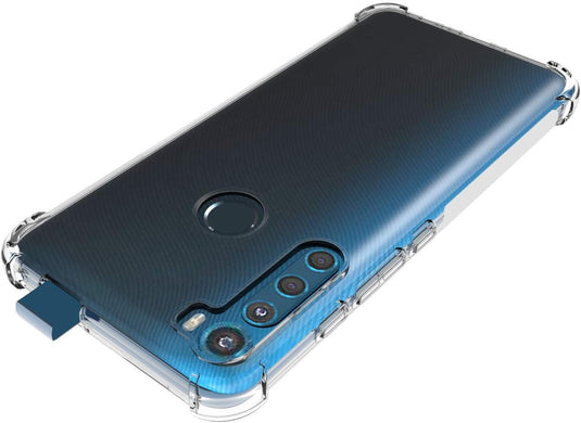 Motorola Moto One Fusion Plus - AirPillow Cushion Transparent Soft Clear TPU Four Corners Protective Case - Polar Tech Australia