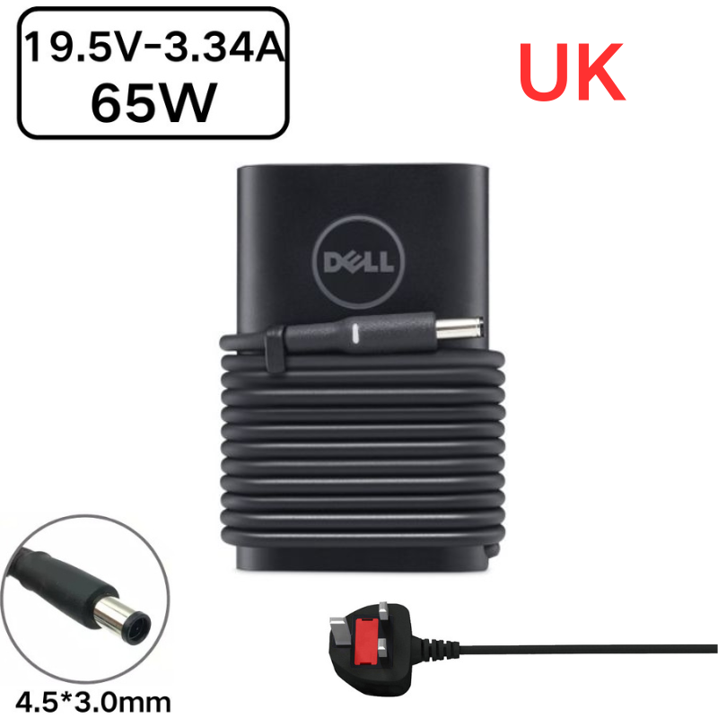 Cargue la imagen en el visor de la galería, [19.5V-3.34A/65W][4.5*3.0][Round] Dell Inspiron Laptop AC Power Adapter Laptop Charger
