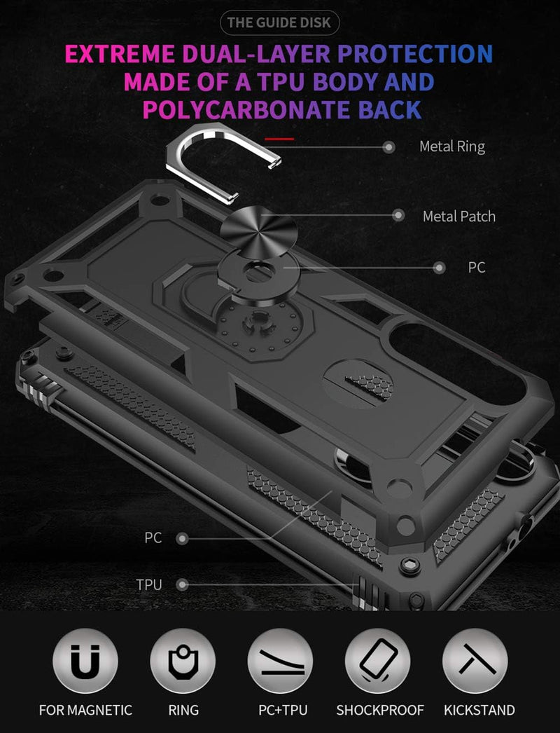 Load image into Gallery viewer, [Magnetic Ring Kickstand] Motorola Moto G Fast - Shield Shockproof Rugged Heavy Duty Case - Polar Tech Australia
