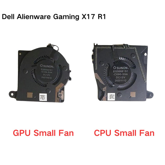 Dell Alienware Gaming X17 R1 R2 Series - Laptop CPU & GPU Cooling Fan - Polar Tech Australia