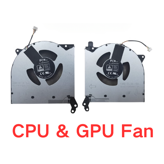 Lenovo Legion 5-15ITH6H 82JH Series - Laptop CPU & GPU Cooling Fan With Heatsink Cooler