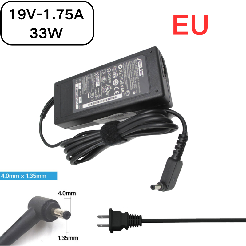 Chargez l&#39;image dans la visionneuse de la galerie, [19 V-1,75 A/33 W] [4,0 x 1,35] Chargeur adaptateur d&#39;alimentation secteur pour ordinateur portable ASUS VivoBook

