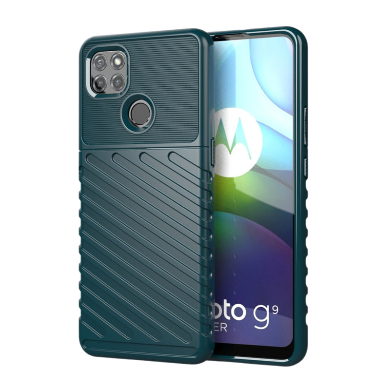 Chargez l&#39;image dans la visionneuse de la galerie, Motorola Moto G9 / G9 Play - Thunder Series Twill Texture Thickened Anti-fall Protection TPU Case - Polar Tech Australia
