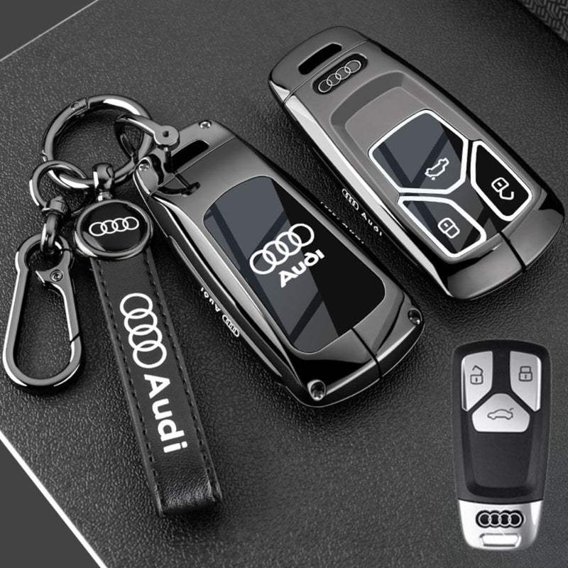 Chargez l&#39;image dans la visionneuse de la galerie, Audi Stylish with Cool Shockproof Car Key Protective Fob Case Cover For A3, A4, A5, A6, Q2, Q3, Q5, Q7, Q8, e-tron
