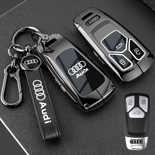 Audi Stylish with Cool Shockproof Car Key Protective Fob Case Cover For A3, A4, A5, A6, Q2, Q3, Q5, Q7, Q8, e-tron