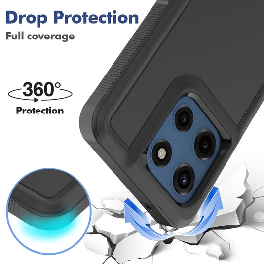 Motorola Moto G14 - Adventurer Commuter Heavy Duty Drop Proof Tough Hybrid Case - Polar Tech Australia