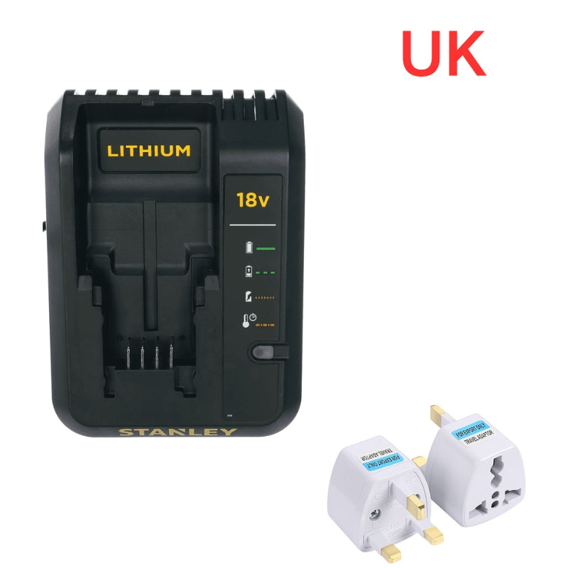 Cargue la imagen en el visor de la galería, [SC201][18V-1A] Genuine Original STANLEY Fast Charger Electrical Tool Li-ion Battery - Replacement Charger - Polar Tech Australia
