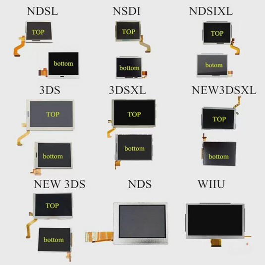 Nintendo Handheld Game Console 2DS / 3DS / Wii U LCD Screen Touchscreen Replacement Part - Polar Tech Australia