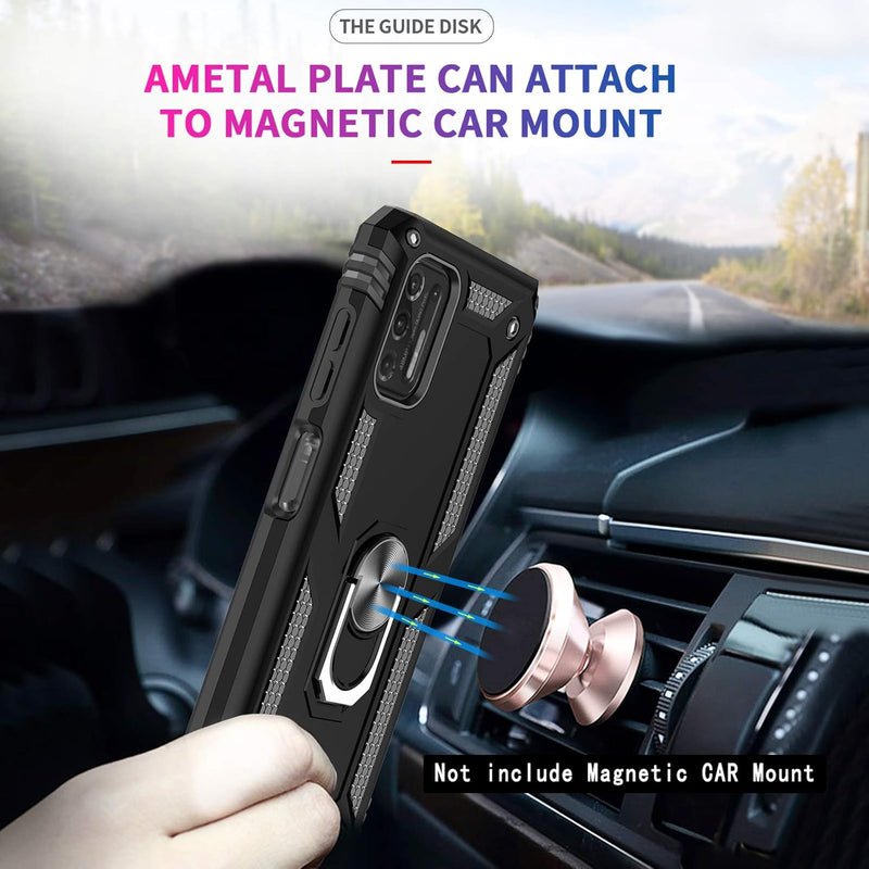 Load image into Gallery viewer, [Magnetic Ring Kickstand] Motorola Moto G Stylus 2021 - Shield Shockproof Rugged Heavy Duty Case - Polar Tech Australia
