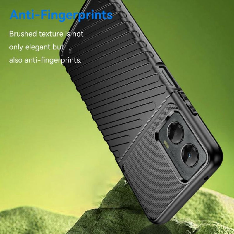 Cargue la imagen en el visor de la galería, Motorola Moto G 5G (2024) - Thunder Series Twill Texture Thickened Anti-fall Protection TPU Case - Polar Tech Australia
