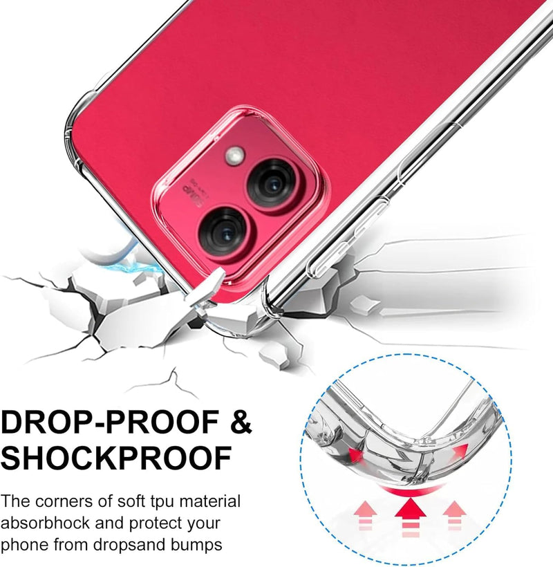 Load image into Gallery viewer, Motorola Moto G84 5G - AirPillow Cushion Transparent Soft Clear TPU Four Corners Protective Case - Polar Tech Australia
