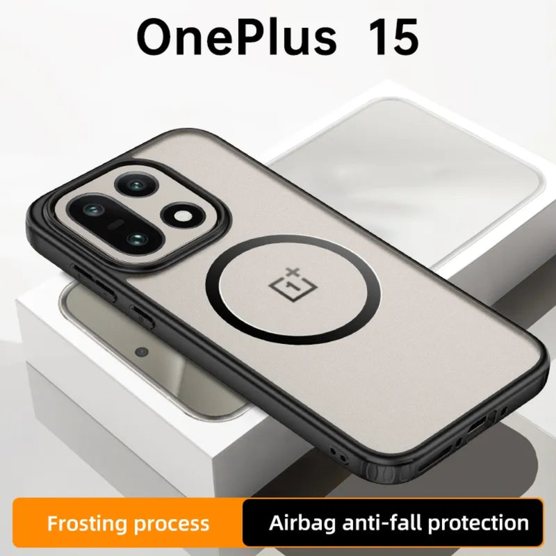 Cargue la imagen en el visor de la galería, OnePlus 15 - Magnetic Matte Translucent Shockproof Case
