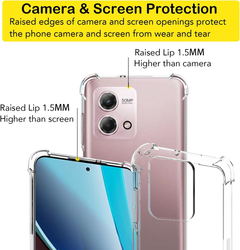Load image into Gallery viewer, Motorola Moto G Stylus 2023 - AirPillow Cushion Transparent Soft Clear TPU Four Corners Protective Case - Polar Tech Australia

