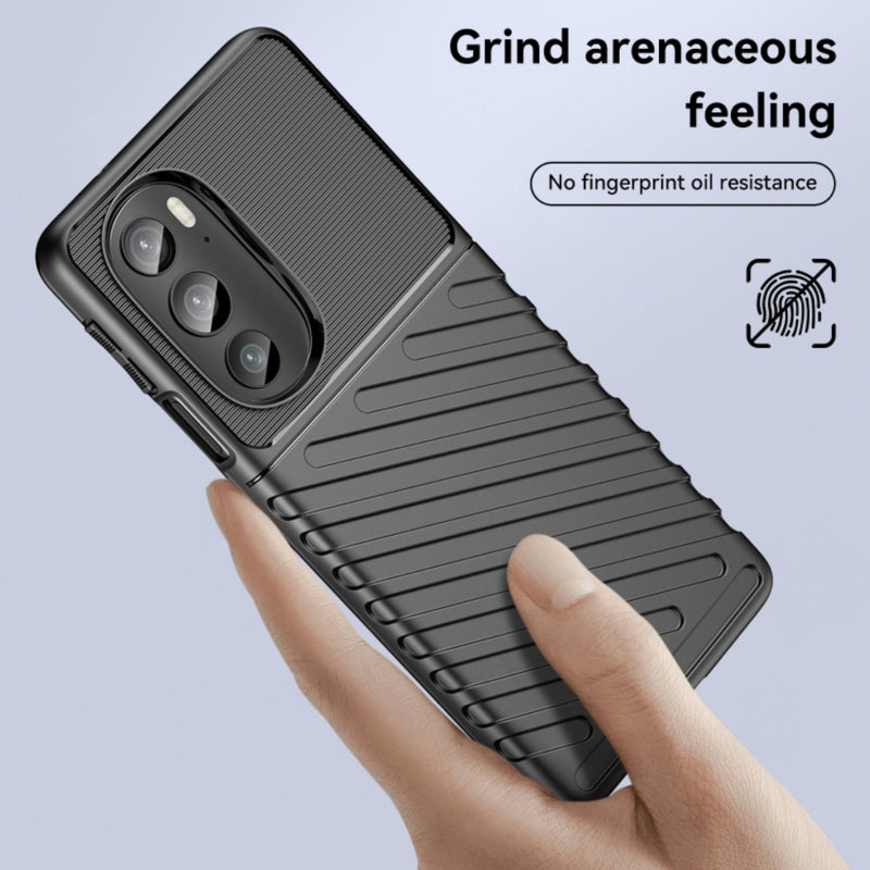 Cargue la imagen en el visor de la galería, Motorola Moto Edge 20 Lite - Thunder Series Twill Texture Thickened Anti-fall Protection TPU Case
