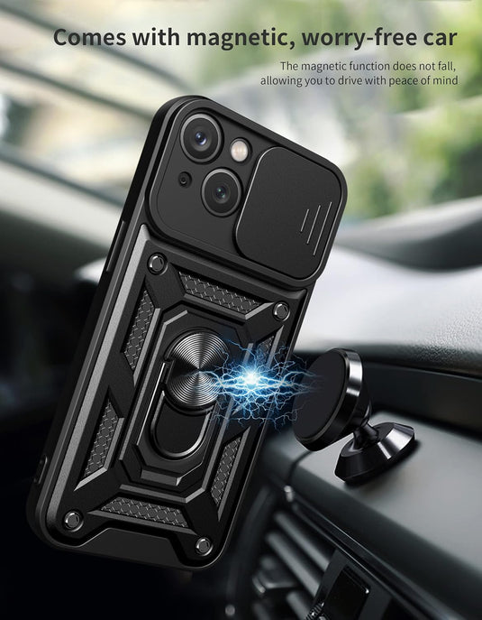 [Magnetic Ring Kickstand][Camera Cover] Motorola Moto Edge 40Pro/Edge Plus 2023/X40/X40 Pro - Shield Shockproof Rugged Heavy Duty Case - Polar Tech Australia