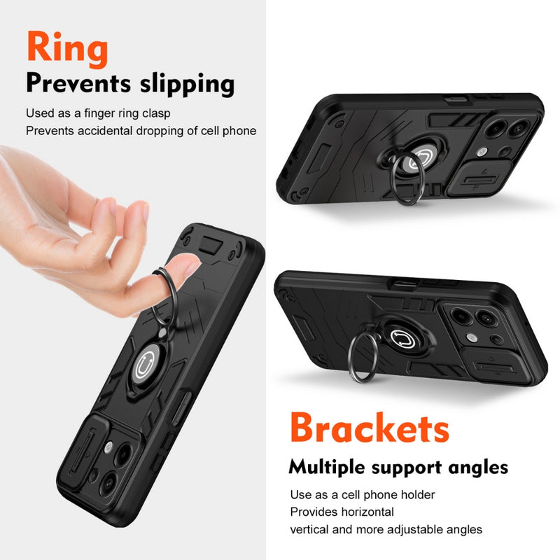 Load image into Gallery viewer, Xiaomi Redmi Note 13 5G - Camshield Ring Holder Phone Case - Polar Tech Australia
