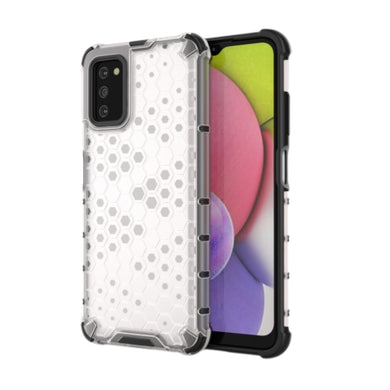 Samsung Galaxy A03 (SM-A035) - Honeycomb Transparent Shockproof Protection Case