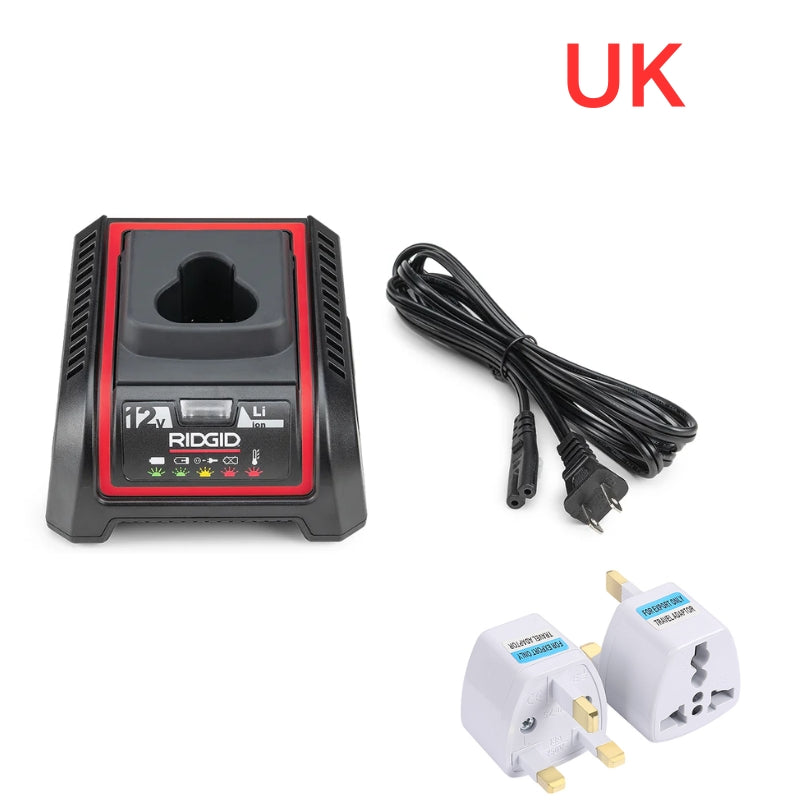 Cargue la imagen en el visor de la galería, [RBC-121][12V-4.0A] Genuine Original RIDGID Fast Charger Electrical Tool Li-ion Battery - Replacement Charger - Polar Tech Australia
