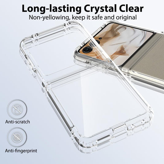 Motorola Moto Razr 2024 - AirPillow Cushion Transparent Soft Clear TPU Case - Polar Tech Australia