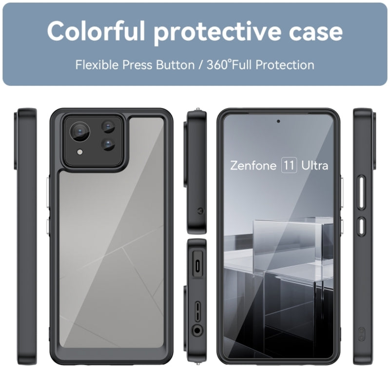 Cargue la imagen en el visor de la galería, Asus Zenfone 11 Ultra - Colorful Series Acrylic Hybrid TPU Phone Case - Polar Tech Australia
