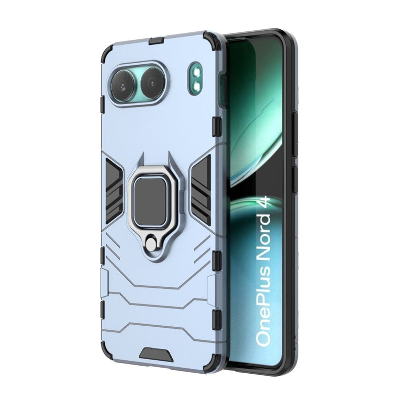 Cargue la imagen en el visor de la galería, OnePlus Nord 4 - Heavy Duty Armor Case With Ring Holder Stand - Polar Tech Australia
