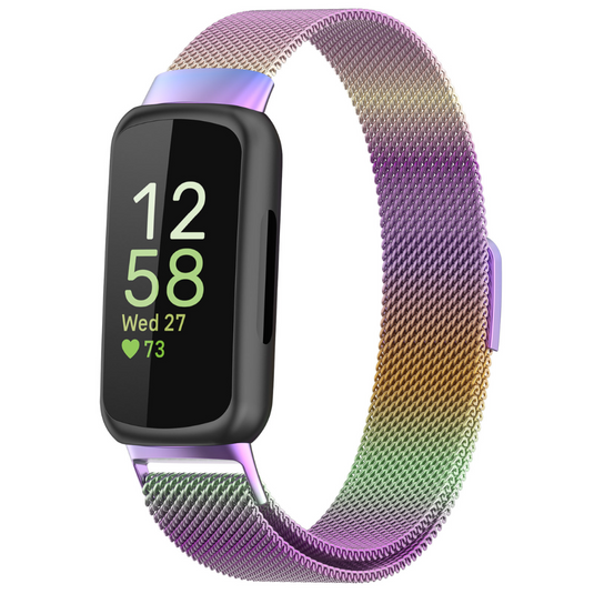 Fitbit Inspire 3 – Milanese Stainless Steel Band
