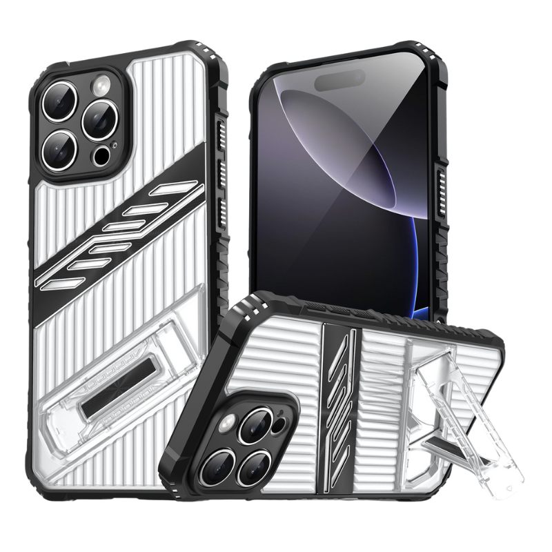 Chargez l&#39;image dans la visionneuse de la galerie, [Built-in Invisibla Bracket] Apple iPhone 16e Transparent Shockproof Protective Case - Polar Tech Australia
