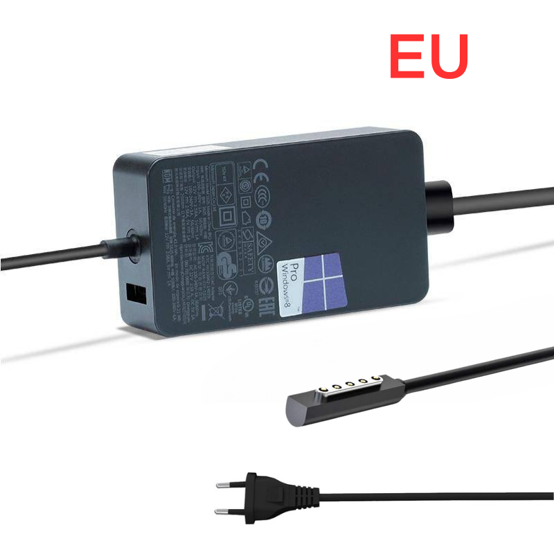 Chargez l&#39;image dans la visionneuse de la galerie, [44 W] Adaptateur secteur pour chargeur mural Microsoft Surface Pro 5/6 et ordinateur portable 1/2/GO 1/GO 2
