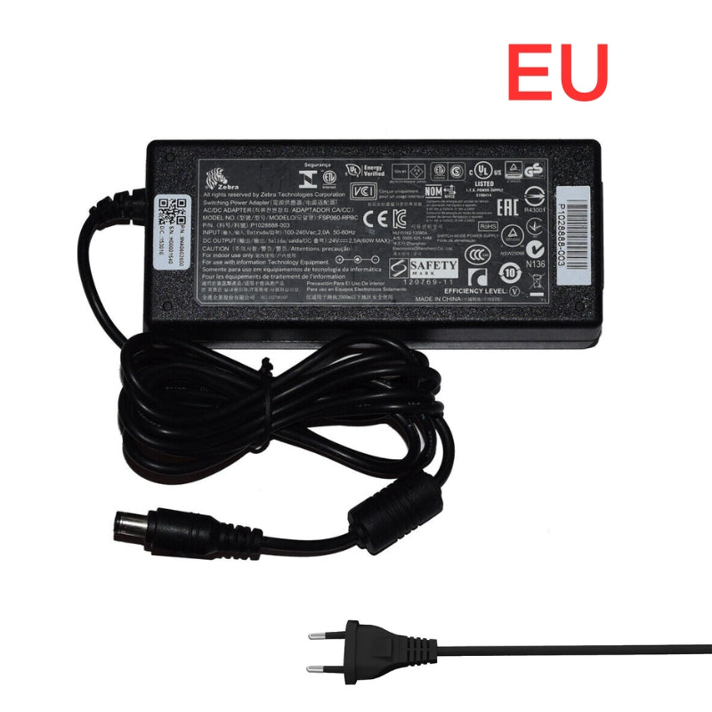 Cargue la imagen en el visor de la galería, [FSP060-RPBC] Zebra GX420 GT800 GT820 GX430T EZ1105 Series - DC Power Supply Adapter Charger - Polar Tech Australia
